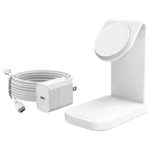 OtterBox Cargador Inalámbrico MagSafe 15W con Base, Cable y Adaptador miniatura 1