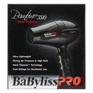 BaBylissPRO Secador de Viaje Compacto Nano Titanium miniatura 5