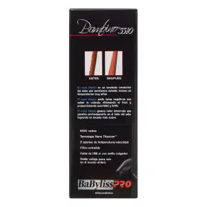 BaBylissPRO Secador de Viaje Compacto Nano Titanium miniatura 3
