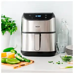 Freidora de Aire Bella PRO 6QT Acero Inoxidable con Pantalla Táctil miniatura 7