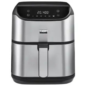 Freidora de Aire Bella PRO 6QT Acero Inoxidable con Pantalla Táctil miniatura 1
