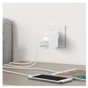 Cargador de Pared Anker 2 Puertos USB-A 24W + Cable Lightning MFi miniatura 3