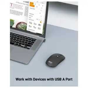 Mouse Inalámbrico Acer Slim USB 2.4G Portátil DPI Ajustable miniatura 5