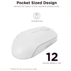 Mouse Inalámbrico Lenovo 300 Compacto 2.4G USB Ambidiestro miniatura 2