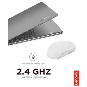 Mouse Inalámbrico Lenovo 300 Compacto 2.4G USB Ambidiestro miniatura 4