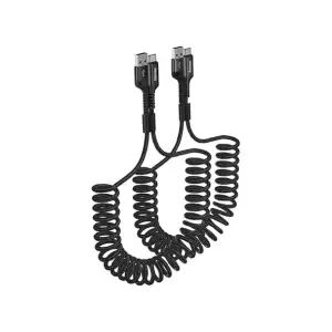 Cable USB A a USB-C Baseus 100W Retráctil 3.3ft miniatura 1