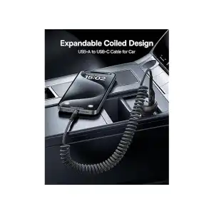 Cable USB A a USB-C Baseus 100W Retráctil 3.3ft miniatura 2