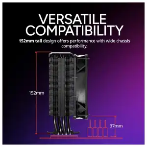 Disipador Cooler Master Hyper 212 Pro aRGB con Ventilador PWM 120mm miniatura 10