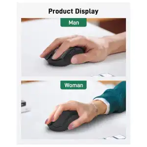 Mouse Acer Inalámbrico 1200 DPI con Receptor USB 2.4GHz – Negro miniatura 5