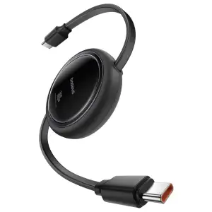 Cable Retráctil Baseus USB-C a USB-C 100W Carga Rápida miniatura 1