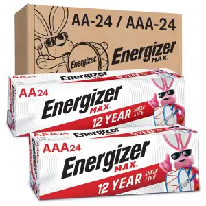 Pack Energizer AA y AAA, 48 Pilas Alcalinas Originales miniatura 1
