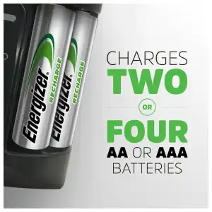 Cargador Energizer AA/AAA con 4 Pilas Recargables miniatura 2