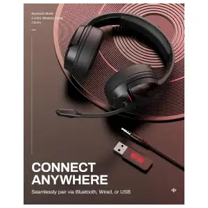 Audífonos Acer Nitro Wireless Gaming 2.4GHz + Bluetooth 5.3 – Mic Cancelación de Ruido miniatura 6