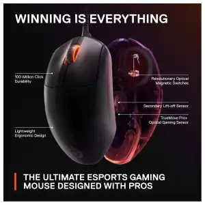 SteelSeries Prime eSports Gaming Mouse – Ultra Ligero y Preciso para FPS miniatura 2