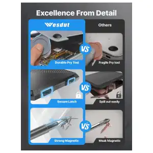 Kit de Destornilladores de Precisión 52-en-1, Aleación S2 miniatura 7