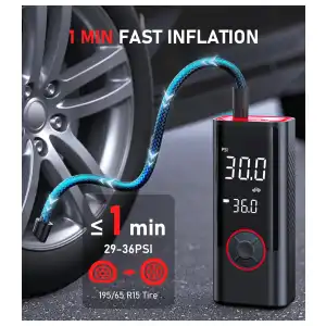 Compresor de Aire Portátil Digital INFLAVIVE 150 PSI Recargable miniatura 2