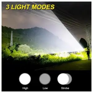 Linterna LED Recargable DARKBEAM A300 2000 Lúmenes miniatura 9