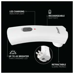 Linterna LED Recargable Enchufable Energizer para Emergencias miniatura 3