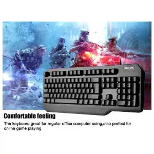 Combo Teclado y Mouse Philips SPT6202 USB miniatura 5