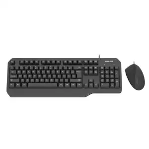 Combo Teclado y Mouse Philips SPT6202 USB miniatura 3