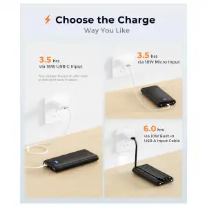 Power Bank JOYFAR 10,000mAh 22.5W con Cables Integrados miniatura 7
