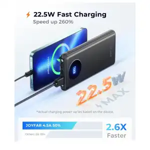 Power Bank JOYFAR 10,000mAh 22.5W con Cables Integrados miniatura 3
