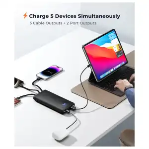 Power Bank JOYFAR 10,000mAh 22.5W con Cables Integrados miniatura 5