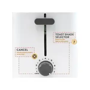 Tostadora Elite Gourmet Cool Touch 2 Rebanadas miniatura 3