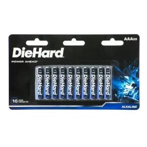 Pilas AAA Alcalinas DIEHARD Paquete de 20 Unidades miniatura 1