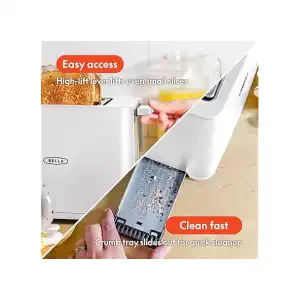 Tostadora BELLA de 2 Rebanadas con Ranuras Anchas miniatura 5